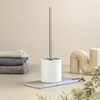 bremermann Toilet Brush Stainless Steel Painted Glass Insert Includes 3x