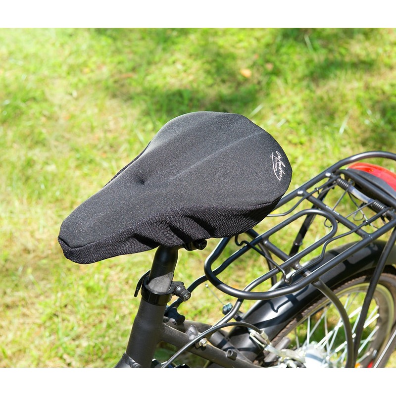 infactory Bicycle Saddle Pad: Neoprene Saddle Cover with Gel Seat