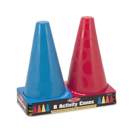 Melissa & Doug 8 Activity Cones | Active Play & Outdoors | 3+ | Gift for Boy or Girl