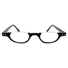 Incredible Bargains The Hunter Half Moon Under Frame Reading Glasses + 1.50 Black and Tortoise