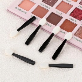 Mozeat Lens 50PCS Disposable Eye Shadow Sponge Applicators, Mini Dual Sided white