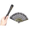 Goods Land GD-LACESEN-BL Women's Fan, Lace, Decorative, Cosplay, Chinese Style,