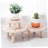 Mipcase 1pc European Style Carved Flowerpot Holder Plant Display Stand