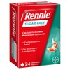 Rennie Sugar Free 24s X 6 Packs - 144 Chewable