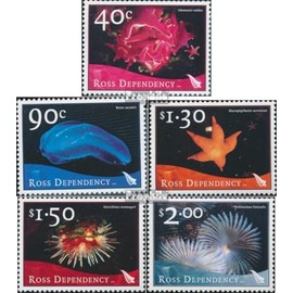 Ross-Area 84-88 (complete.issue.) 2003 Meeresleben (Stamps for collectors) Water animals