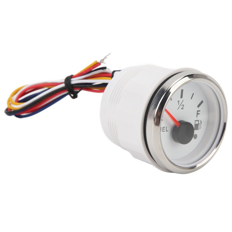 2in Fuel Level Gauge Colorful Backlight Fuel Level Meter for