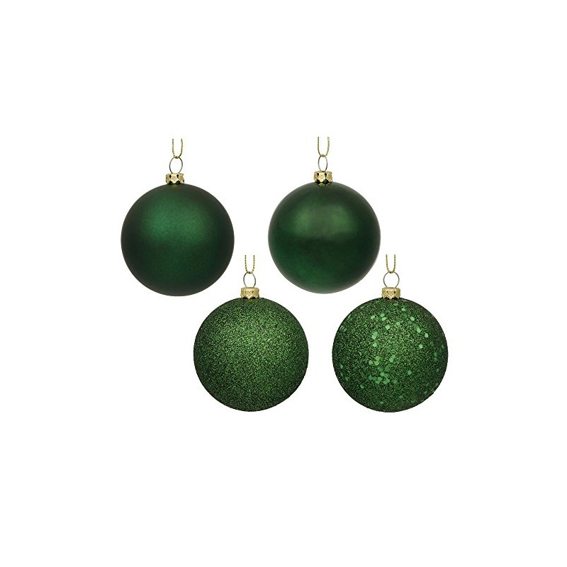 Vickerman 213193 - 3" Emerald Green 4 Assorted Finishes Ball