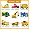 LESONWO 9PCS Kids Construction Vehicles Iron on Sew on Patches,