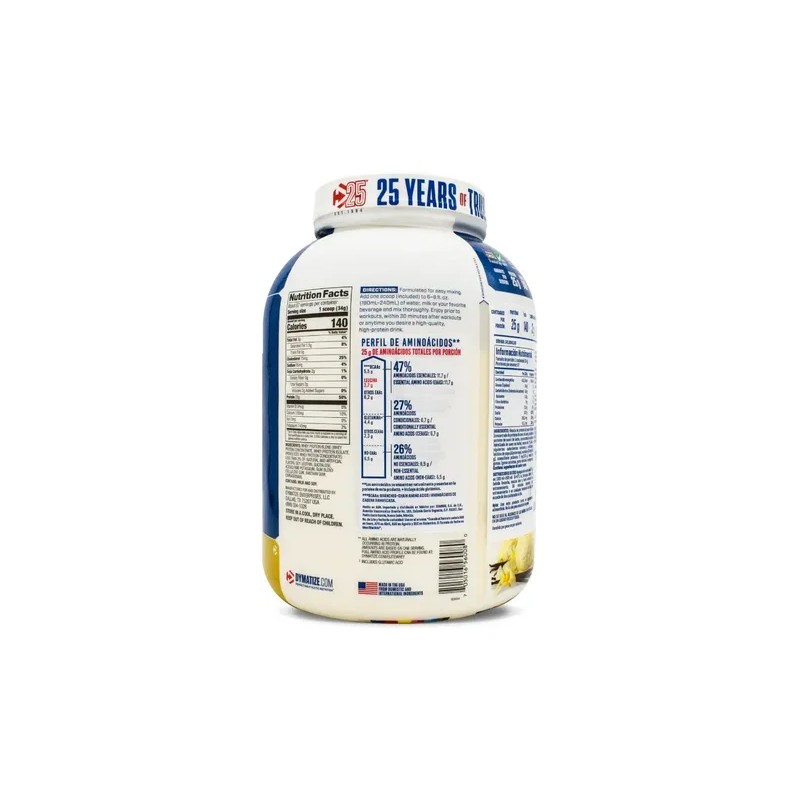 Dymatize Mezcla Proteínas Y Aminoácidos Iso100 Whey 5 Lbs