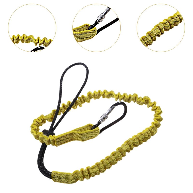 kowaku Tool Lanyard with Buckle Strap, Tether Lanyard, Bungee Cord,