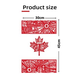 SAIPOM Canada Indigenous Garden Flag | Canada Garden Flag | Double Sided Printing for Canada Day Outdoor Decorations Gift Yard House Banner(12x18 Inch)