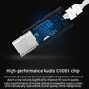 CCA Type-C Headphone Jack Adapter Aux Audio Dongle Earphone Converter