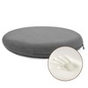 BUYUE Memory Foam Seat Cushion, Dia 16.5" Soft Velvet Round
