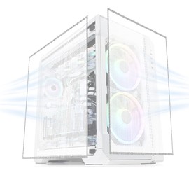 Fan Dust Mesh Filter Magnetic Frame PVC Desktop Computer PC Case Fan Dust Proof Filter Cover Grills 500 * 500MM 2PACK White