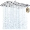 G-Promise - Cabezal de ducha de lluvia extragrande de metal