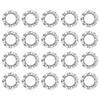 uxcell M4 20Pcs External Tooth Washers, 304 Stainless Steel Tooth