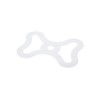 FOOOTY 001W Faltbarer Ball Weiss