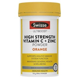 Swisse Buy Swisse Vitamin C Plus Zinc Powder Orange 150g Online