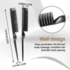 3-Row Rat Tail Styling Comb Set (4PCS) – Flexible Comb