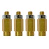 5/16"-18 Brass Battery Terminal Clamp Extension Bolts, Male and Female