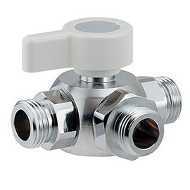 Kakudai 650-250-13 Three-Way Ball Diverter with Water Stop Function