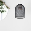 PRETYZOOM Birdcage Chandelier Lamp Shades Black Elegant Light for Home