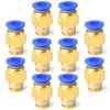 ERGAOBOY 10 Pcs 10mm Tube OD x 1/4 BSP Male