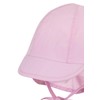 Sterntaler Unisex Children's Peaked Cap with Neck Protection, with Ties