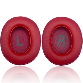 Replacement Earpads for JBL Tune 700(700BT)/710(710BT)/720(720BT)/750(750BT,750BTNC)/760(760NC)/770(770NC) Headphones, Ear Pads Cushions with Softer Noise Isolation Foam-Red
