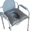 Soft Commode seat Cushion Replacement Toilet seat for Bedside Padded
