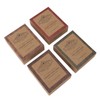 4pcs Exfoliating Soap Set Moisturizing Colorful Sea Salt Shea Butter