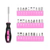 EXCITED WORK 69-Piece Pink Tool kit, Ladies Hand Tool Set