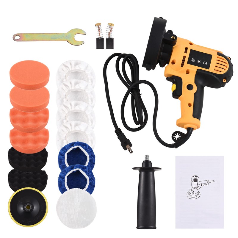 Buffer Polisher, Geevorks Buffer Waxer 5-inch, Variable Speed Car Polisher