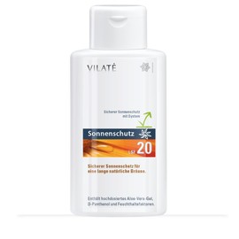 Vilate Safe Sun Protection SPF 20 With Lots of Aloe-Vera Gel Contents 250 ml