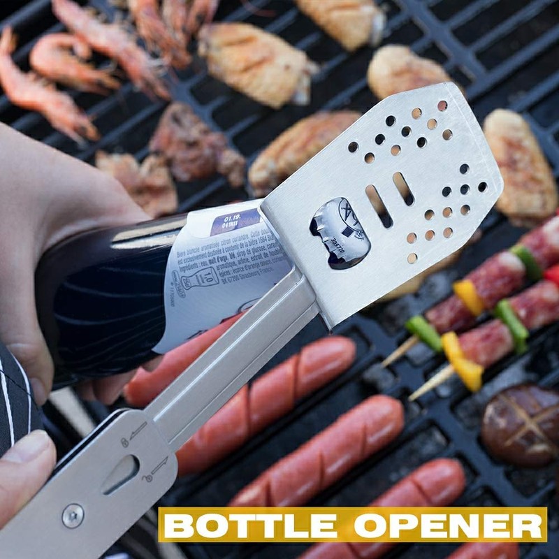 ROXON 4 in 1 Compact Mini BBQ Barbecue Combo Tool