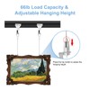 15 Pcs Picture Rail Hooks Molding Hooks Picture Rail Hangers,Adjustable