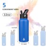 BJPKPK Botellas de Agua Aisladas de Acero Inoxidable 32 onz