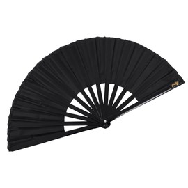 Tai Chi Fan (Tai Ji Shan) Bamboo - Right hand, Black