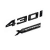 Unbranded Gloss Black For New 4 Series Emblem 430i+XDrive Number