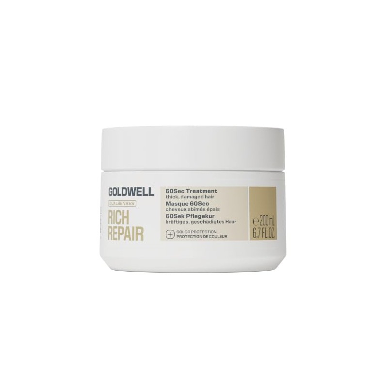 Goldwell Dualsenses Rich Repair 60Sec Treatment 200ml for Damaged Hair