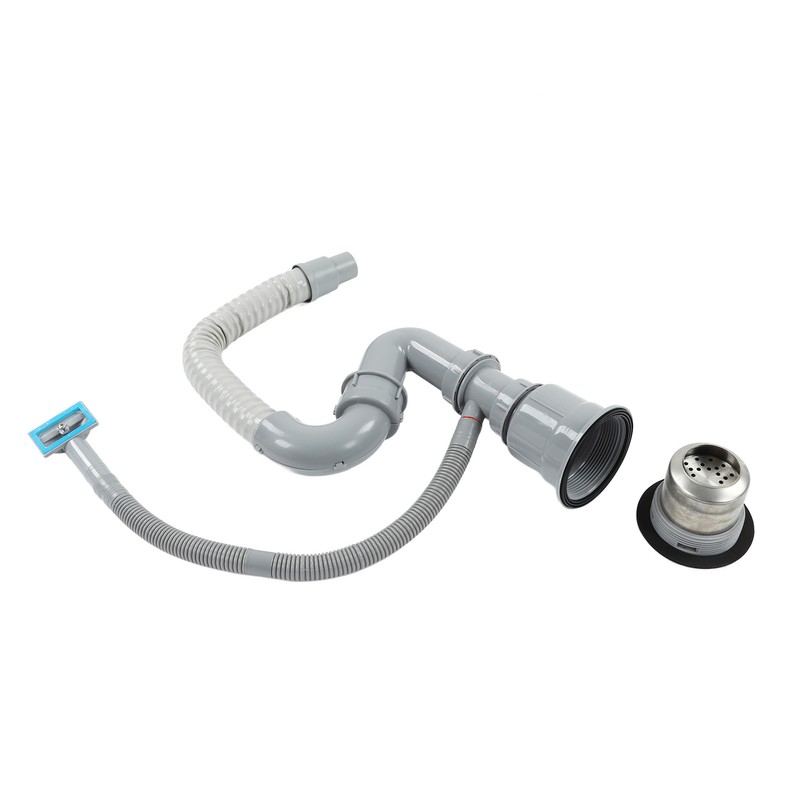 Stainless Steel Sink Drain Assembly with Cage S Bend Hose