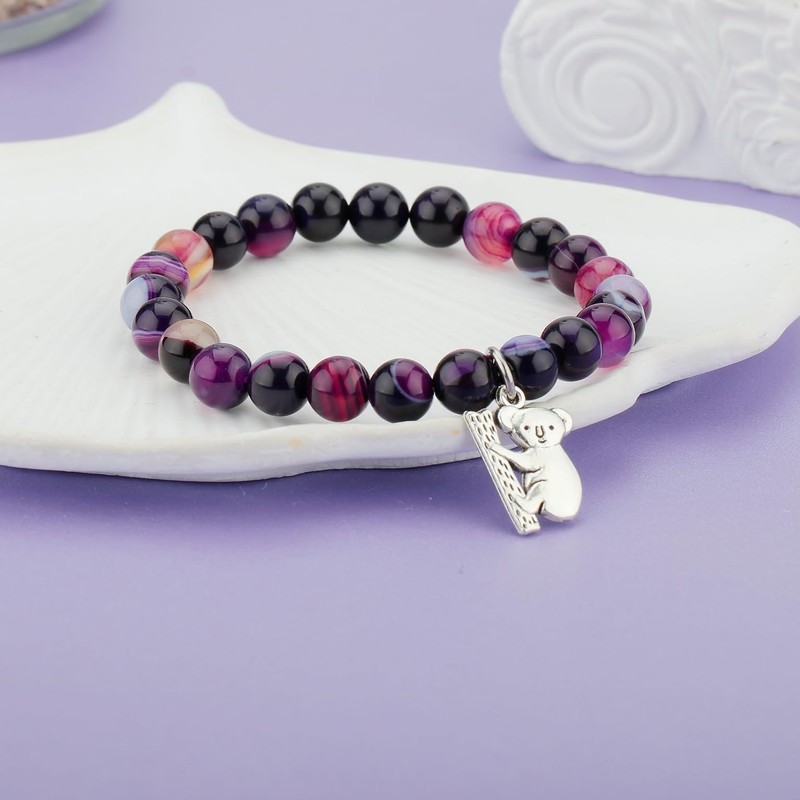 MollyQueen koala bracelet (Purple)