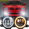 CHUSYYRAY For Dodge Magnum 2005-2007 4" Inch Round clear lens