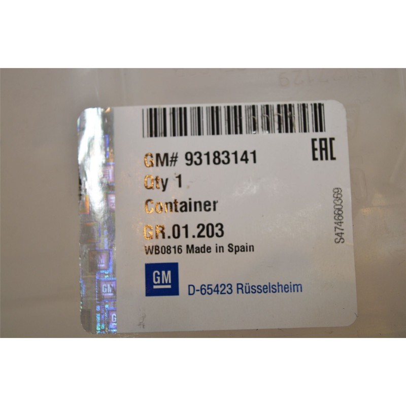 93183141 : GENUINE HEADER TANK - NEW from LSC