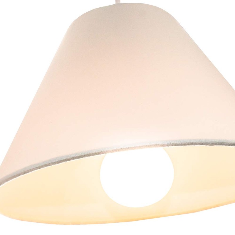 Traditional 10" Cream Cotton Coolie Lampshade Suitable for Table Lamp