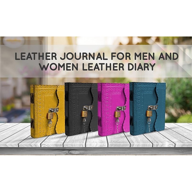 TUZECH Leather Journal for Men and Women Diary to Write