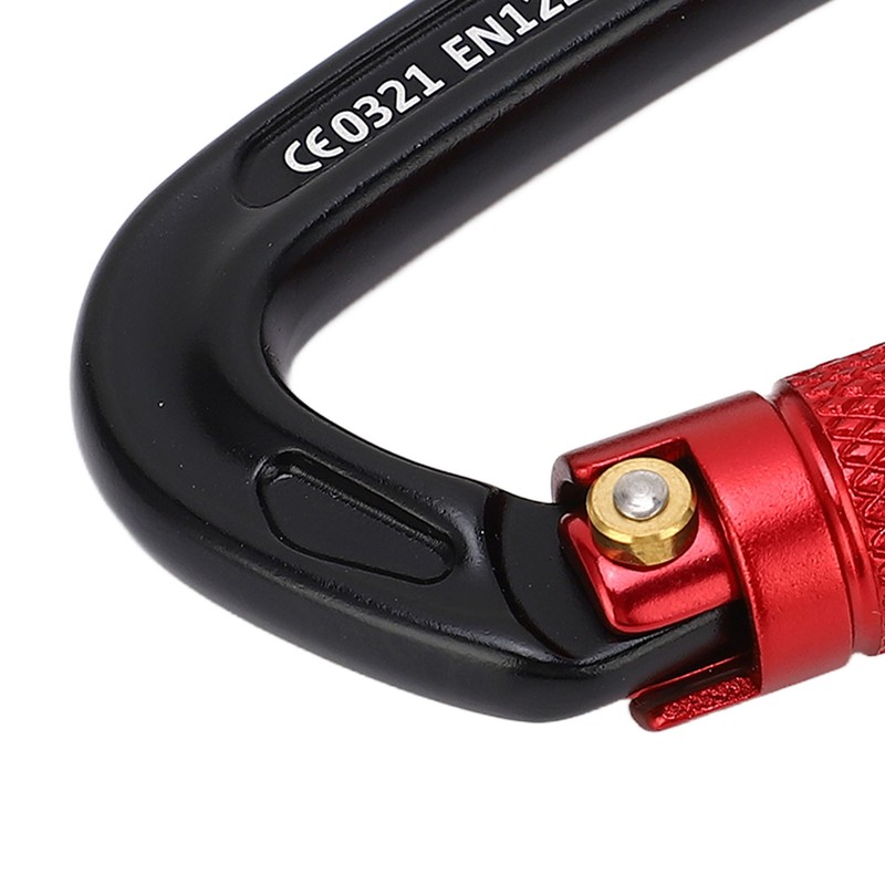 Auto Locking Rock Climbing Carabiner D Shaped Carabiner Yoga Hammock
