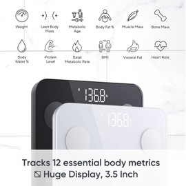 about the condition Wyze Scale S, Scale for Body Weight, Digital Bathroom Scale for Body Fat, BMI...