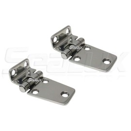 SeaLux Marine Stainless Steel Offset Short Side 2-5/8" x 1-1/2" Hinges (Pair)