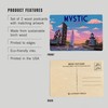 Mystic, Connecticut, 100th Anniversary (4x6 Birch Wood Postcards, 2-Pack Stationary,